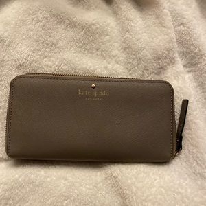 Grey Kate Spade Wallet